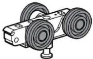 Vevor YMXT-XC39-6 - Set porta scorrevole - 3