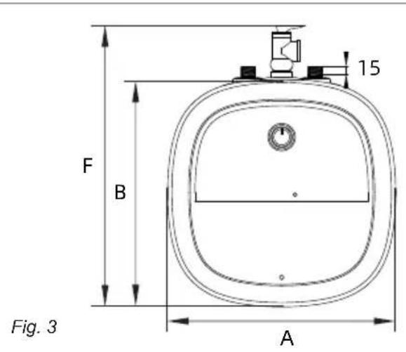 WESTINGHOUSE ES025A3G - Dimensions - 1