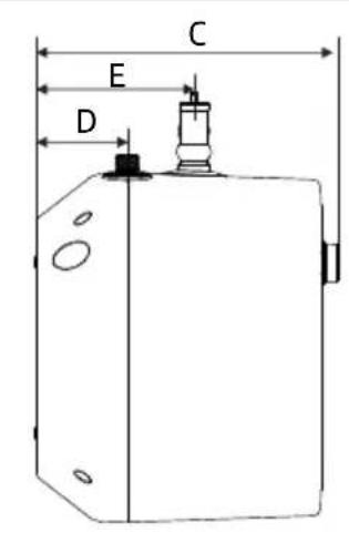 WESTINGHOUSE ES025A3G - Dimensions - 2