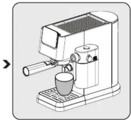 BEKO CaffeExperto CEP 6464 - Réglage de la hauteur en fonction de la taille de la tasse - 2