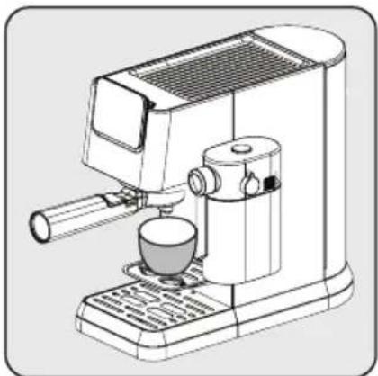 BEKO CaffeExperto CEP 6464 - Einstellen der Höhe für verschiedene Tassengrößen - 1