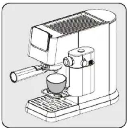 BEKO CaffeExperto CEP 6464 - Ajustarea înălțimii pentru diferite dimensiuni ale ceștilor - 1