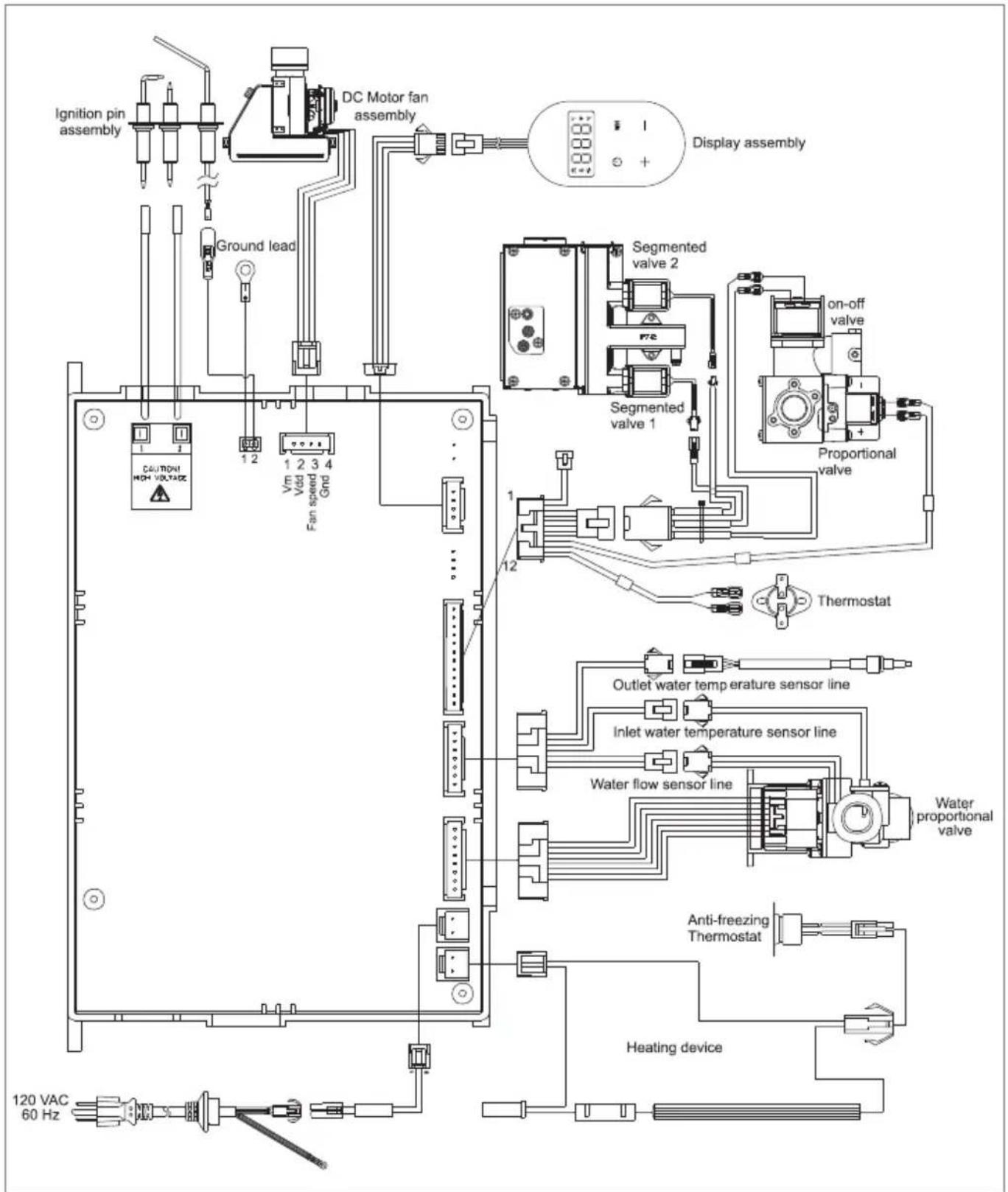 WESTINGHOUSE HW120A1G-LP - Wiring Diagram - 1