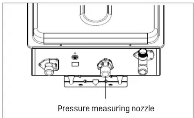 WESTINGHOUSE HW120A1G-LP - Gas Pressure Test Position - 1