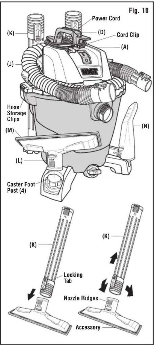 RIDGID HD1200 - LOCKING ACCESSORIES (Fig. 10) - 1
