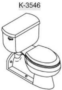 KOHLER Barrington K-3546-T - Pressure Assisted Toilet - 1