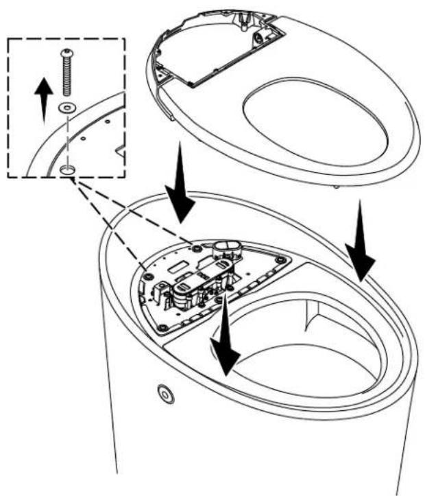 KOHLER Avoir K-46006 - Position the Seat and Lid - 1