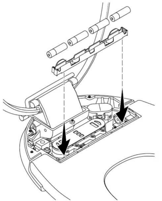 KOHLER Avoir K-46006 - Install the Battery Cartridge - 1