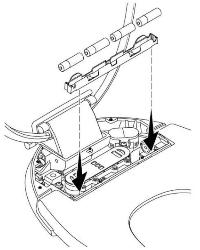 KOHLER Avoir K-46006 - Installer la cartouche de piles - 1