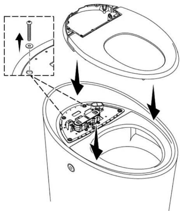 KOHLER Avoir K-46006 - Positionner le siège et le couvercle - 1