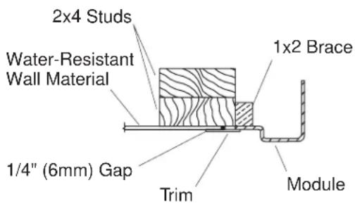 KOHLER Freewill K-12209 - Secure the Module to the Stud Framing - 2