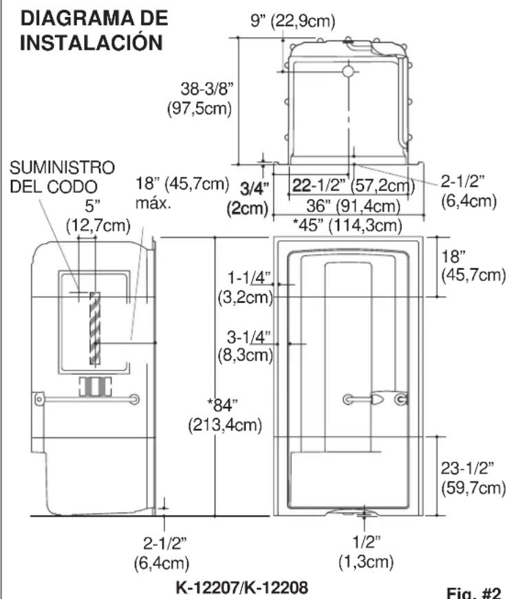 KOHLER Freewill K-12208 - MATERIALES REQUERIDOS - 1