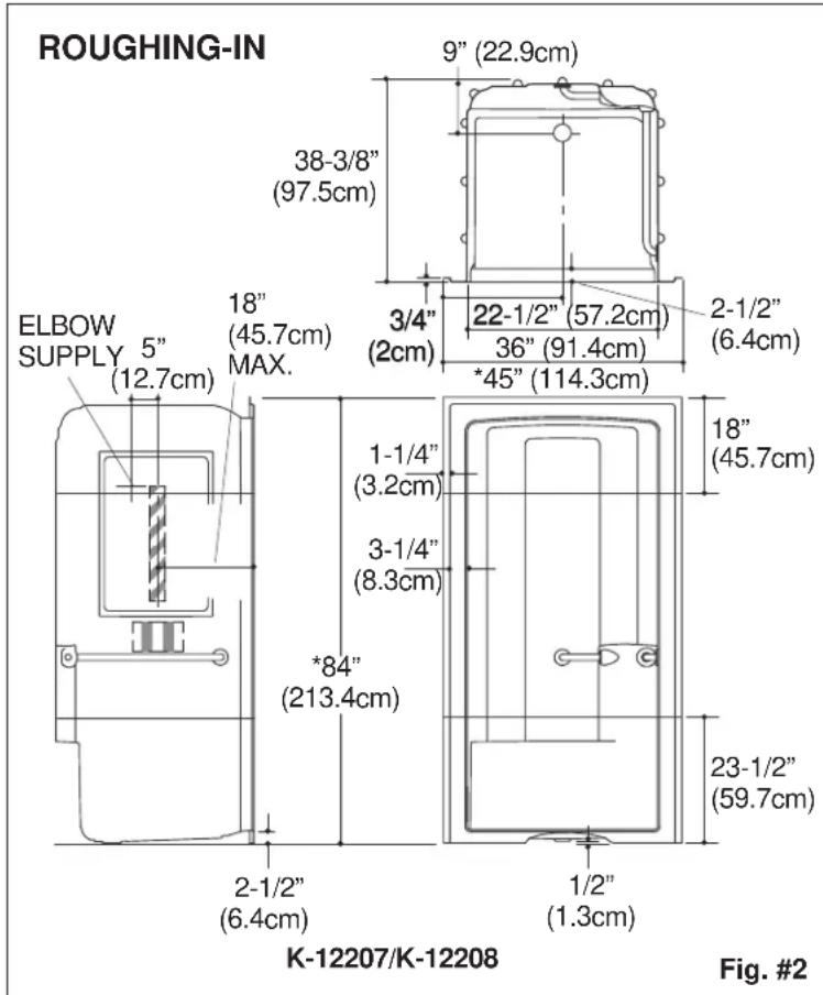 KOHLER Freewill K-12208 - MATERIALS REQUIRED - 1