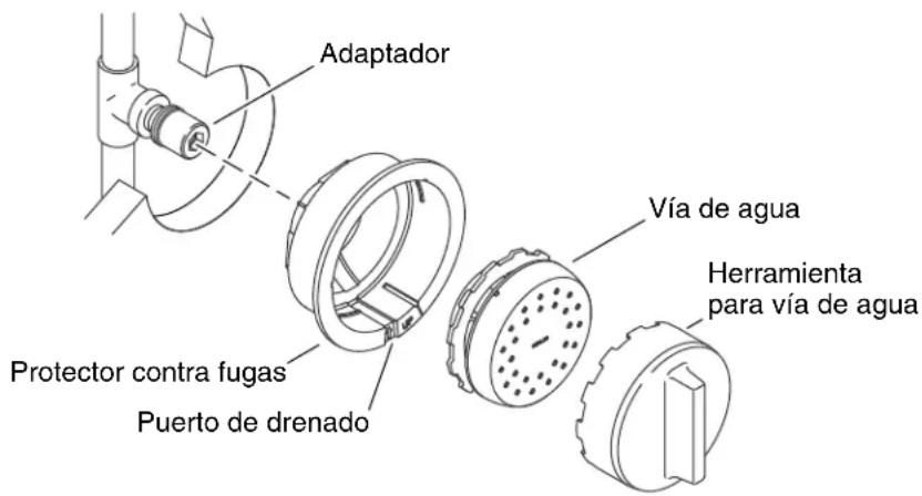 KOHLER WaterTile K-77119 - Instale el adaptador - 1