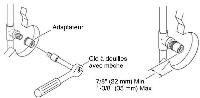 KOHLER WaterTile K-8013 - Installer le mamelon de tuyau (cont.) - 1