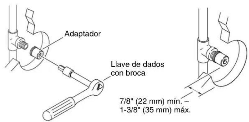 KOHLER WaterTile K-8014 - Instale el niple (cont.) - 1