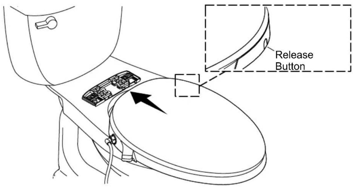 KOHLER PureWash K-98804 - Install the Seat - 1
