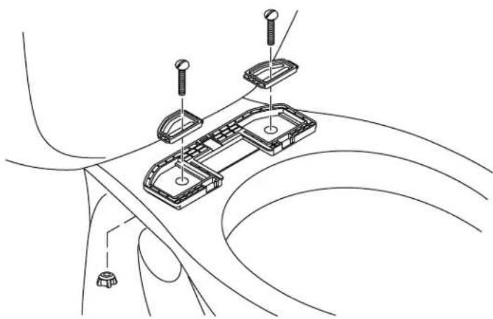 KOHLER PureWash K-18751 - Install the Mounting Plate - 1