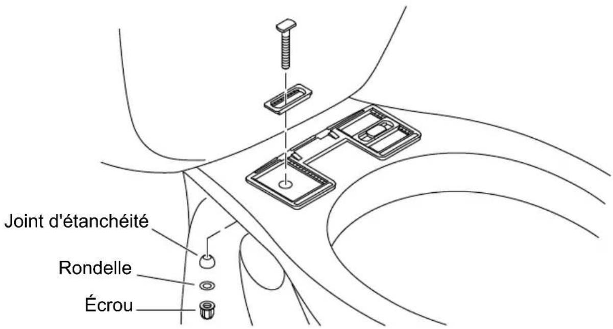 KOHLER Novita K-BH90 - Installer la plaque de fixation - 1