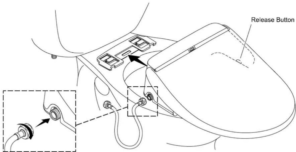 KOHLER PureWash K-30805 - Install the Seat - 1