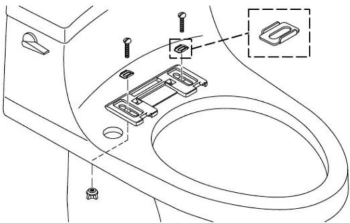 KOHLER PureWash K-28229 - Install the Mounting Plate - 1