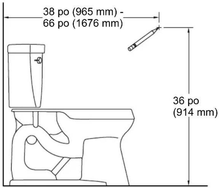 KOHLER Novita K-BH93 - Préparer le site - 1