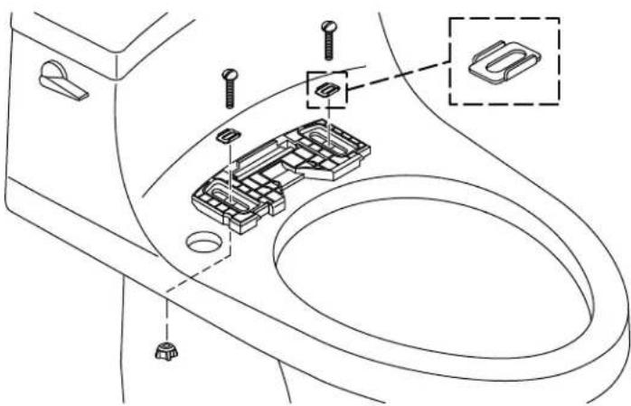 KOHLER PureWash K-26132 - Install the Mounting Plate - 1