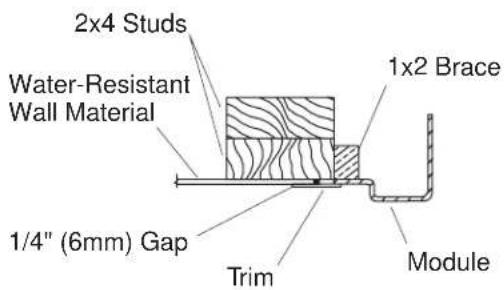 KOHLER Freewill K-12212 - Secure the Module to the Stud Framing - 2