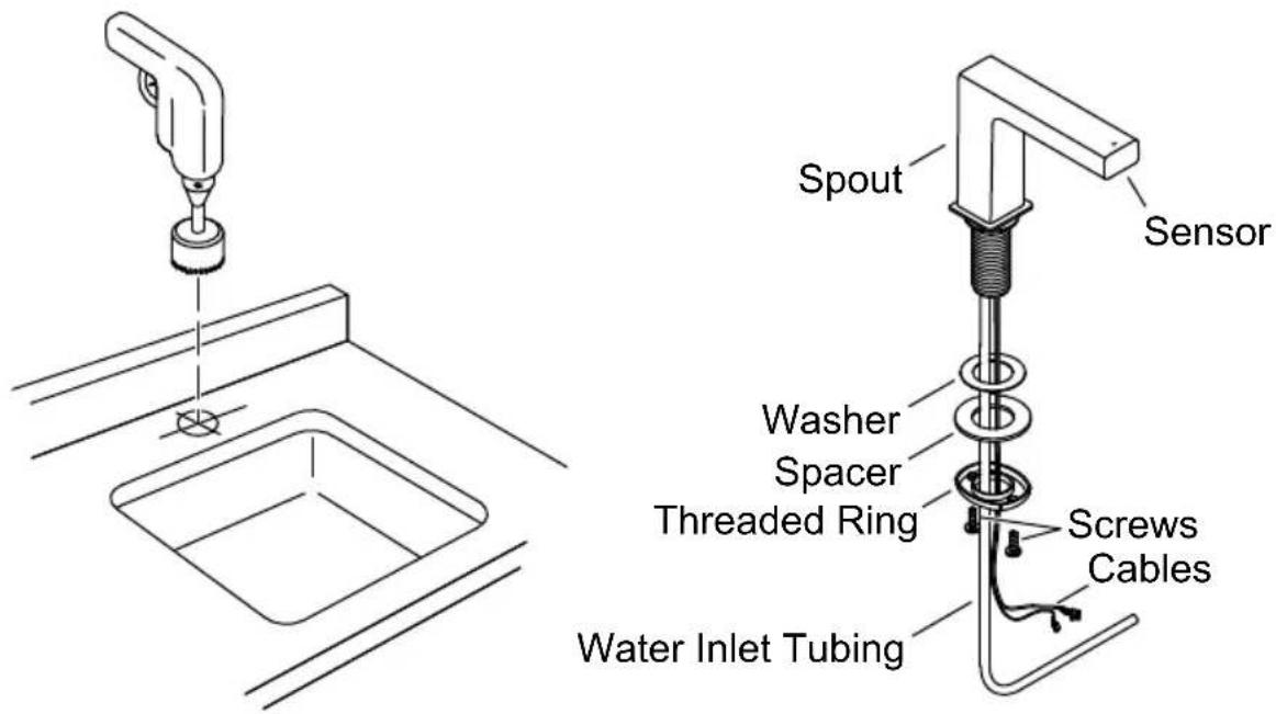 KOHLER K-103M36 - Install the Faucet - 1