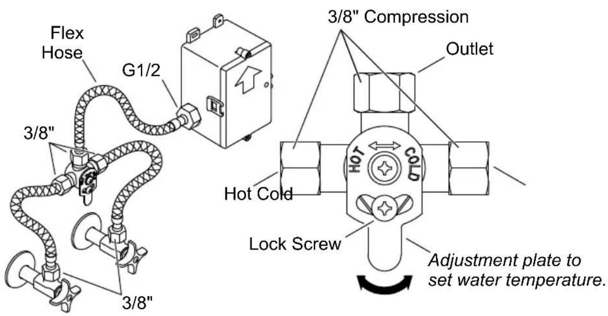 KOHLER K-103MT76 - Install the Mixing Valve (If Included) - 1