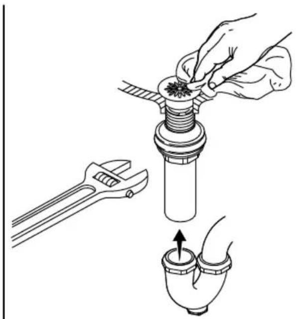KOHLER K-103MT76 - Install the Drain - 2