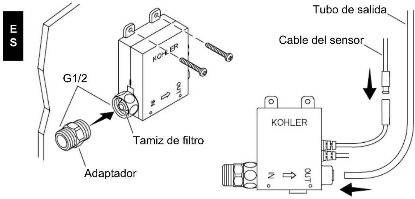 KOHLER Accliv K-103A36-SBNA - Instale la caja de la válvula - 1
