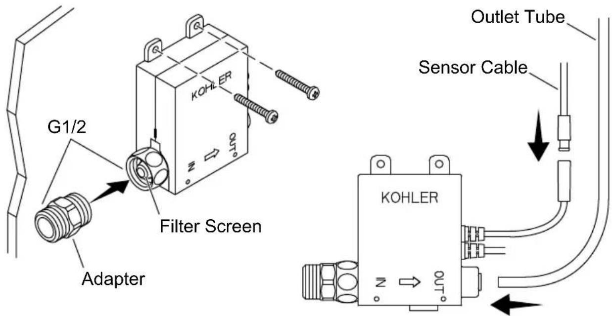 KOHLER Accliv K-103A36-SBNA - Install the Valve Box - 1