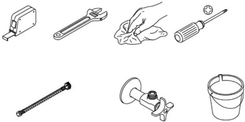 KOHLER Accliv K-103A36-SBNA - Tools and Materials - 1