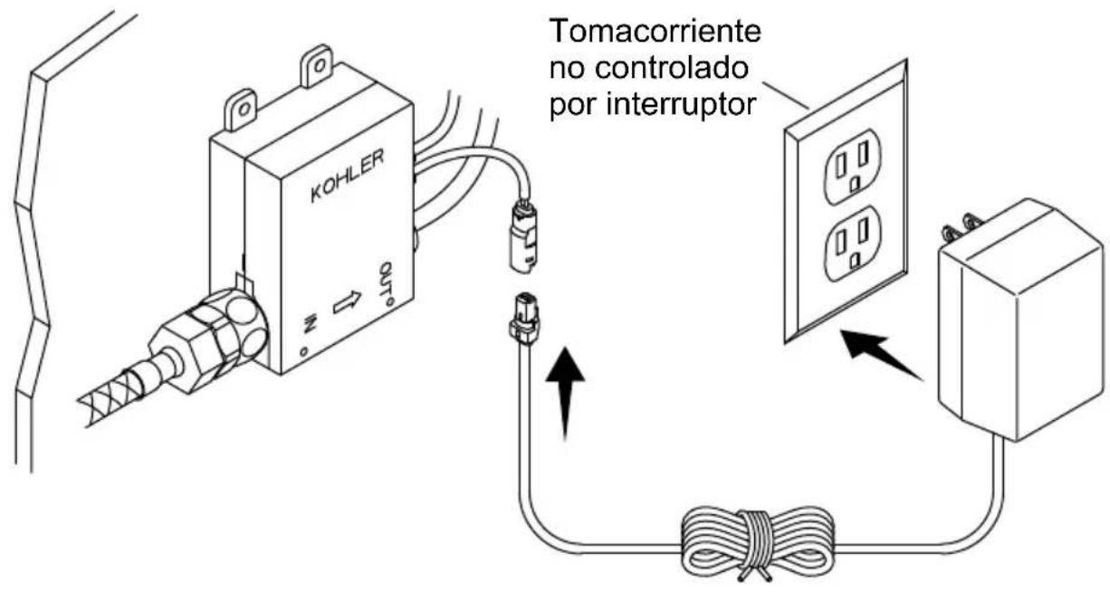 KOHLER Accliv K-103A36-SBNA - Instale la fuente de suministro de CA (opcional) - 1