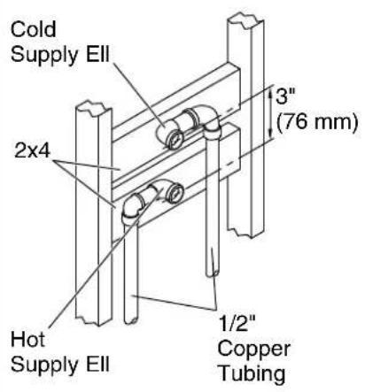 KOHLER Cannock K-8892 - Roughing-In - 1