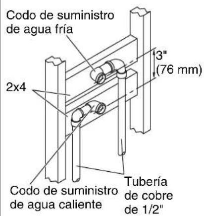KOHLER Cannock K-8892 - Diagrama de instalación - 1