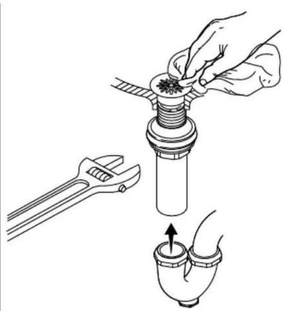 KOHLER K-103M37 - Install the Drain - 2