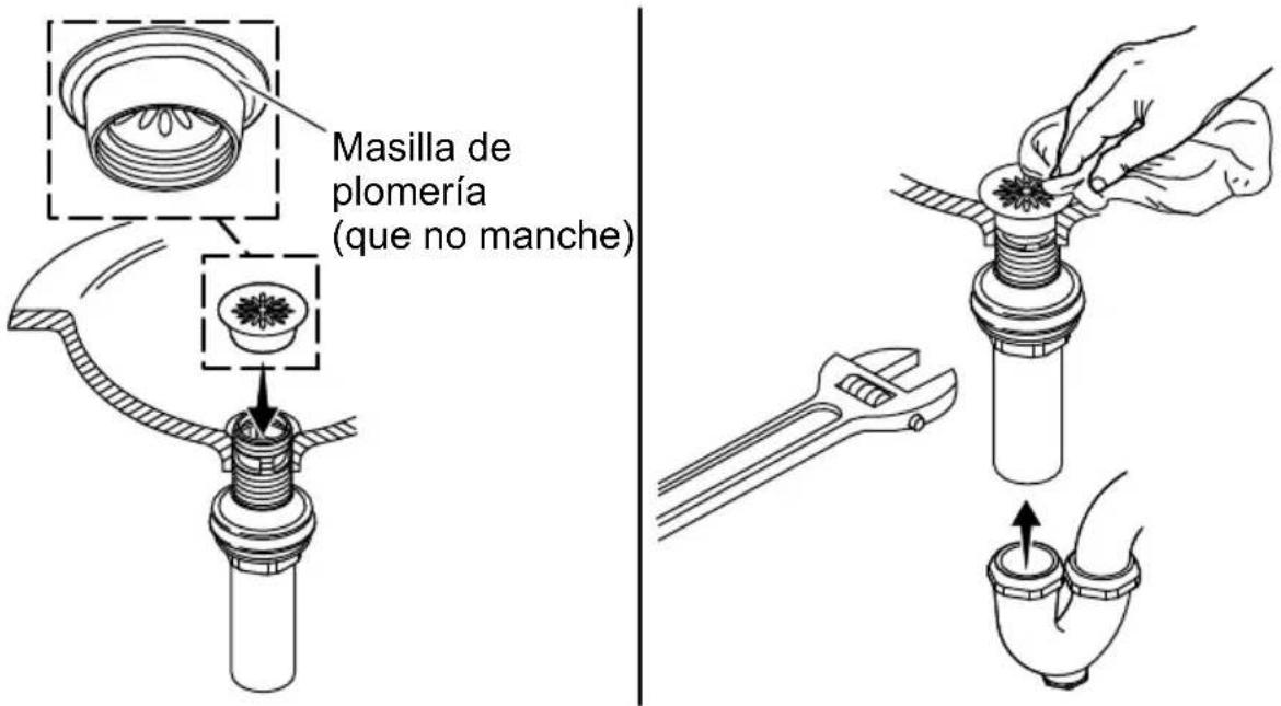 KOHLER K-103M37 - Instale el desagüe - 1