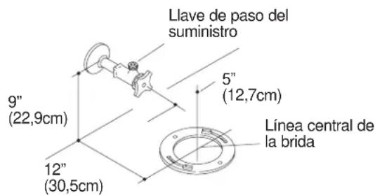 KOHLER Fleur K-4606 - INSTALE LA LLAVE DE PASO - 1