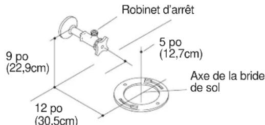 KOHLER Fleur K-4606 - INSTALLER LE ROBINET D'ARRÊT - 1