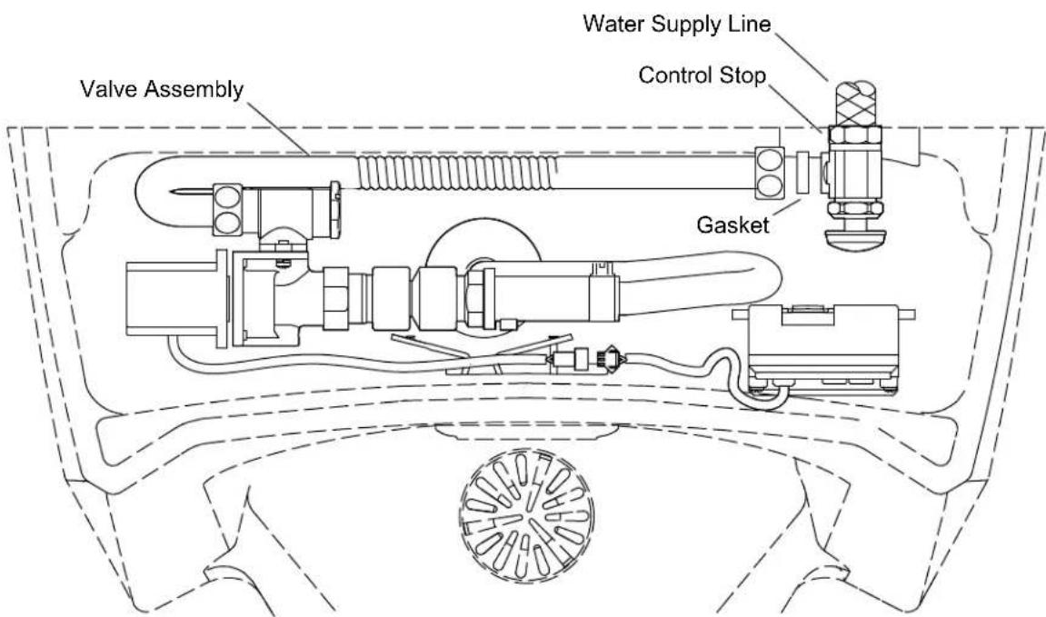 KOHLER Bardon K-32590 - Install the Valve Assembly - 1
