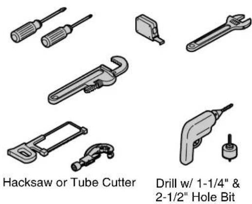 KOHLER Fast-Response K-1713 - ToolsandMaterials - 1
