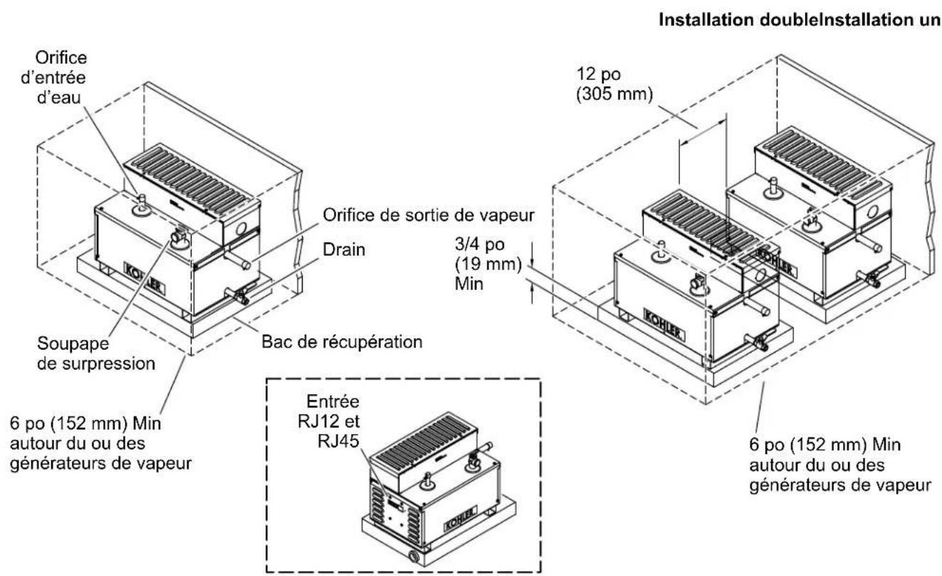 KOHLER Invigoration K-32329 - Installer le générateur de vapeur - 1