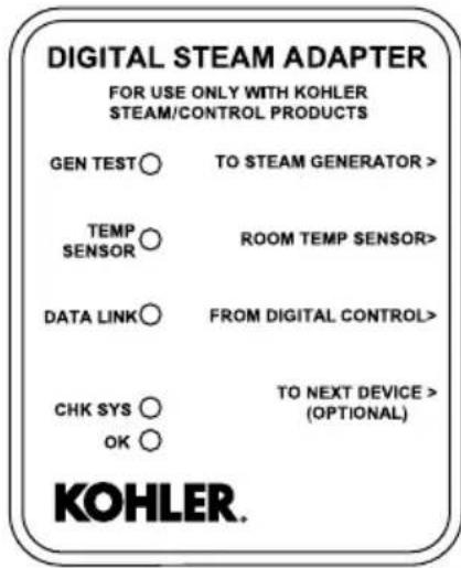 KOHLER Invigoration K-32311 - Changing the Steam Generator Identification Number - 2