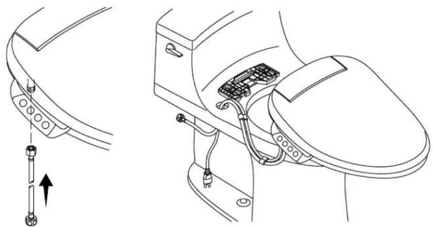 KOHLER PureWash K-27142 - Installer la conduite d'eau - 1