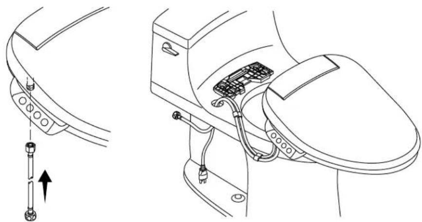 KOHLER PureWash K-27142 - Install the Water Line - 1