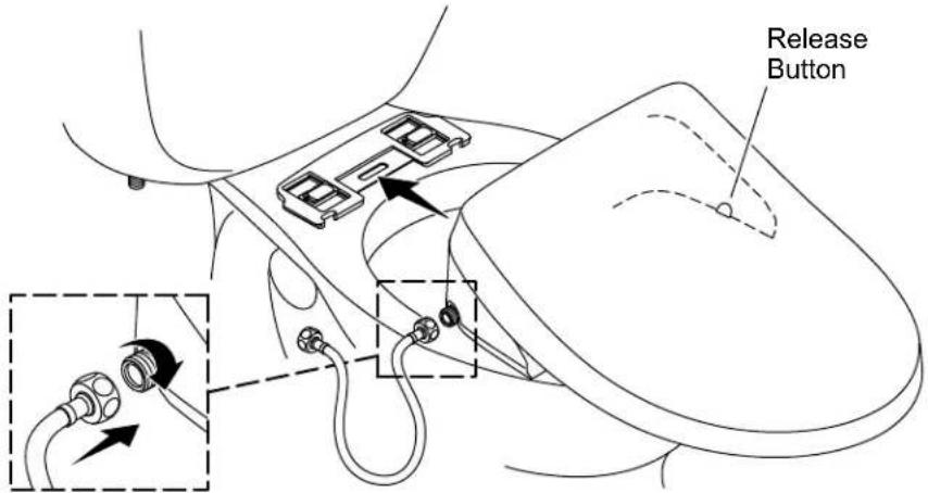 KOHLER PureWash K-28119 - Install the Seat - 1