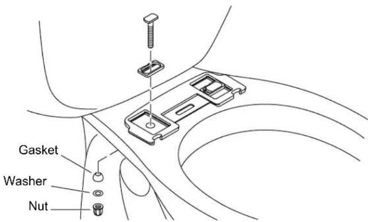 KOHLER PureWash K-28119 - Install the Mounting Plate - 1