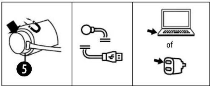 National Geographic Iluminos 1000 - Opladen via USB-laadkabel - 1